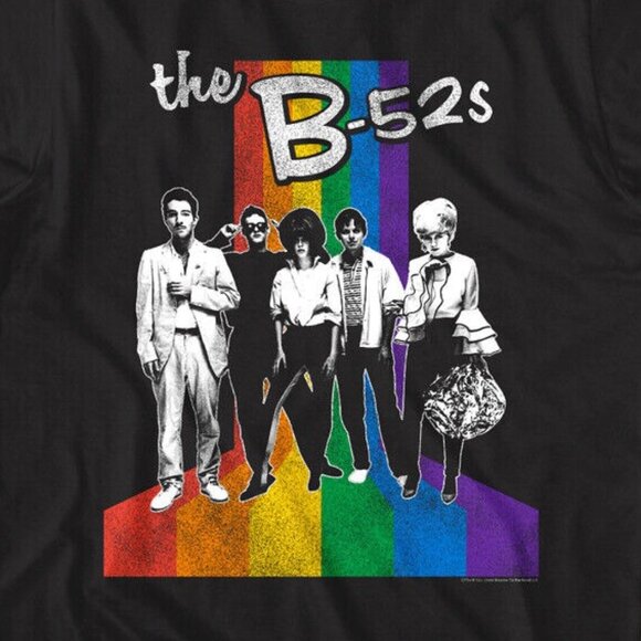 B52s Rainbow Road T-Shirt Debut Album New Wave Rock Band Music Graphic Fan Tee - Picture 2 of 5